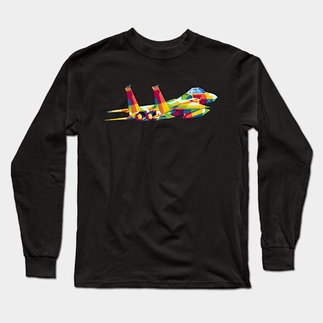 F-15 Eagle Long Sleeve T-Shirt by wpaprint